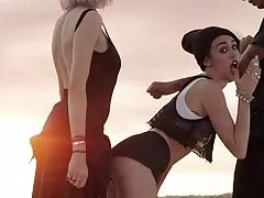 Dani e keisha gray revezam sendo fodido com os caras
