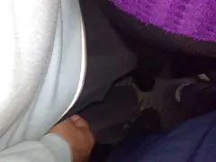 Deu um camponês membro e cara no apertado ponto