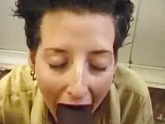 De óculos grossos rosto depois de uma impressionante